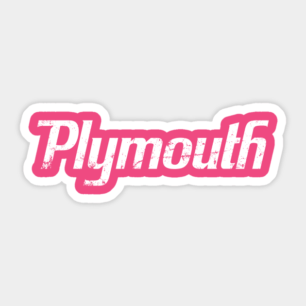 Plymouth Sticker by MindsparkCreative